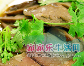 凉拌猪肝是孕妇常吃食品之一