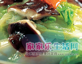 孕妇食品-冬菇烧白菜