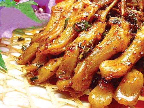 香辣鸭舌
