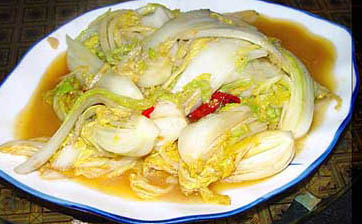 虾酱乌鱼炖白菜